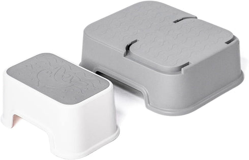 2 Packs) Toddler Step Stool for Bathroom,Kids Step Stool for Potty Training,Toilet Stool, Slip Resistant (Pink