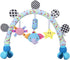 Travel Bassinet Mobile Toys for Infant & Toddlers, Clip on Stroller Toy & Pram Activity Bar for Indoor Outdoor