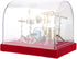 Miniature Drum Set, Kit Miniature Musical Instrument for Desk Display, Mini Ornaments Craft Home Decor (18cm)