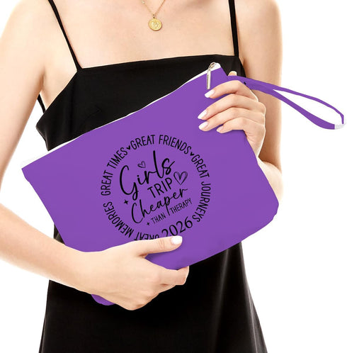 Fokongna Girls Trip Gifts Wet Bag Wet Dry Bag Beach Bag Favors for Swimsuit Toiletry Bag Travel Essentials For Women