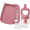 Baby Food Fruit Feeder and Breastmilk Popsicle Mold Set - Silicone Fruit Teether and Feeding Essentials for 4 Months+