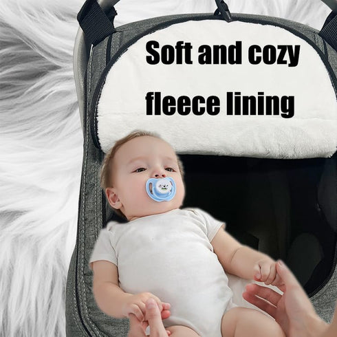 Yazely Cozy Car Seat Covers for Babies, Winter Fleece Covers Baby Car Seat Cover for Newborn Boy Girl,Universal