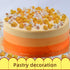60 Fake Popcorn Miniature Resin Food Figurines Cute Slime Charms Handicraft Accessories for DIY Dollhouse Kitchen pcs