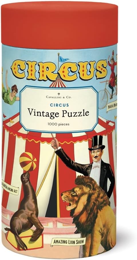 Vintage Circus: Cavallini 1000 Piece Puzzle (PZL/Circus)