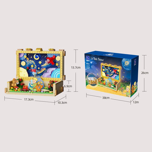 PANTASY The Little Prince Suitcase Building Blocks Set, Construct, Create, Play Building Kit for Adults
