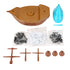Desktop Pirate Boat Balance Game - Interactive ABS Toy Set for Kids Over 3 Years, 2 or More Players