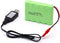 SHAWOROCE 2400mAh 6V Ni-Mh Rechargeable Ni-MH Battery for RC Car Electric Toy Truck