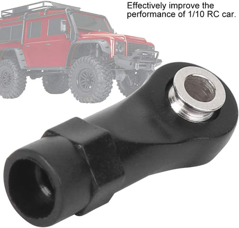 T best RC Car Accessories - 10Pcs Plastic & Steel 1:10 Scale Remote Control Car M4 Linkage Rod End Width Balls Joint Set