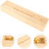 Cabilock Wooden Pregnancy Test Keepsake Box Newborn Announcement Storage Case for Mementos Unique Slide Lid Design