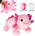 Axolotl Plush Toy - 10.8” Soft Cute Stuffed Cotton Pillow - Kawaii Salamander Animal Gift for Boys & Girls