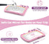 2-in-1 360 Baby Car Mirror with Lights & Soft Sounds, Cry Detector, Clear Night View, Rotation, Shatterproof, Rear