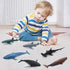 6 Pack 14.5'' Set Mostop Sea Animal Toy for Kids Large Size Ocean Sea Marine Animal Figures, Realistic Ocean Sea