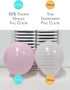 Soonlyn 140 Pack Rose Gold Balloons, 12 Inch Gold & Pink, Pink Confetti Arch Kit for Showers