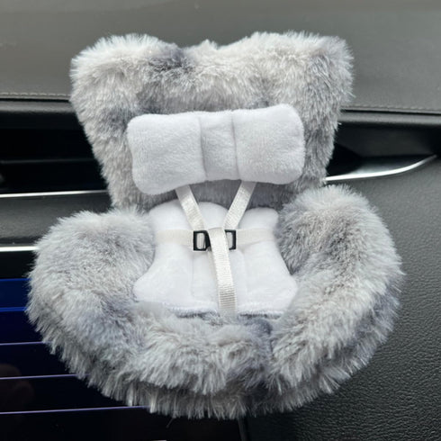 BDBHAVB Doll Car Seat with Air Vent Clip and Desktop Stand, Cute and