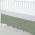 Linens Limited (28" 52" 14") 100% 800 Count 14" Nursery Crib Toddler x x Egyptian Cotton Thread Crib Skirt Dust Ruffle