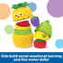 Learning Resources Big Feelings Nesting Fruit Friends - Fine Motor Toys, Social Emotional Skills Regulation Tools