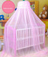 Mulaza Baby Mosquito Net Baby Toddler Bed Crib Dome Canopy Netting (Pink)
