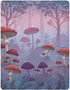 YANENDIE 39 27 Inch Purple Forest Mushroom Crib Sheets - Boys & Girls Cotton Crib Sheet for Standard Crib and Toddler