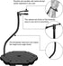 XyviLokit 6Pack 1/144 Black Action Figure Display Stand with Flexible Metal Arms & Waist Clip, Metal Figure Stand