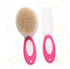 PERSELOSO 2pcs Set Newborn Hair Brush Hairbrush Boy Girl Comb Kit Care Comb Brush