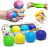 Stress Ball Toys Color Changing, Sensory Squeeze Balls for Adults Kids, Stress Relief Balls for Easter Stuffers - 4 Pack