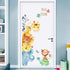 WINDVALE Colorful Jungle Animal Wall Decals – Removable Safari Wall Stickers for Nursery, Toddler Bedroom