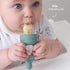 Set, 4 SAMiGO Baby Food Fruit Feeder and Breastmilk Popsicle Mold Silicone Fruit Teether, Food Feeder Pacifier
