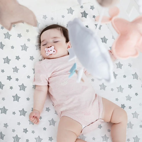 4 Pack, Set, Crib Sheets for Boys or Girls Fitted Crib Sheet for Standard Size Crib and Toddler Mattresses, Soft