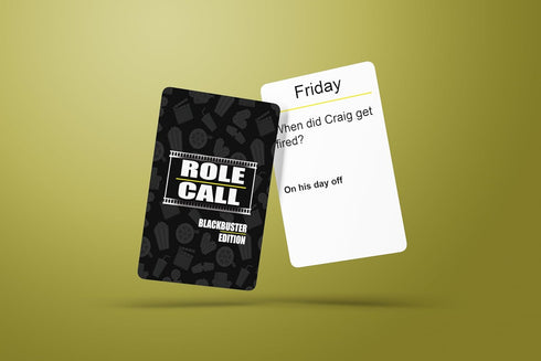 CP TIME Role Call: Blackbuster Edition - Movie Trivia Game for Adults, Black Culture Games, Family Fun, Great