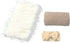 Kaerm Newborn Photography Suit 3Pcs Baby Wrap Swaddle + Fluffy Blanket Mat +