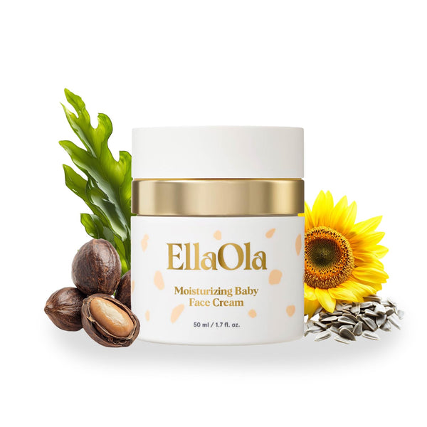ELLAOLA 96 Hour Deep Moisturizing Baby Face Cream for Dry, Eczema Prone