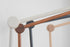 Black Wooden Crib Mobile Arm, Adjustable Mobile Holder for Crib and Desk