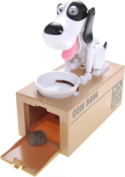 PowerTRC Dog Coin Bank for Kids, Cute Money Bank for Boys and Girls, Savings Piggy Bank | Fun Gift for Kids and Adults