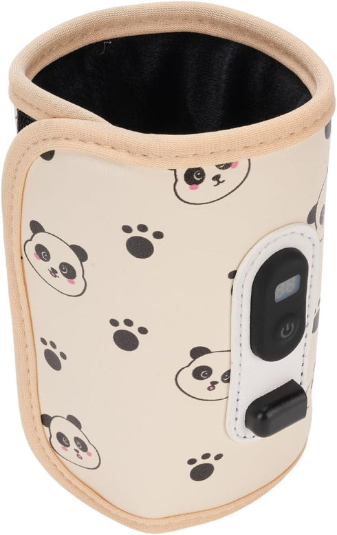 LED Display Temperature Control Baby Bottle Milk Warmer with USB Fast Heating Portable Versatile Design for Breastmilk