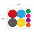 PARLAIM Polka Dot Wall Stickers for Bedroom Living Room - 130 Circles Decals for Kids Boys and Girls