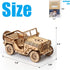 3D Wooden Puzzle Off-Road Vehicle Building Model Kits - Wooden STEM DIY Brain Teaser Puzzle - Birthday Gifts for Teens