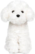 White Toy Poodle Stuffed Animal Dog, Plush Toy for Kids and Babies, Perfect Birthday & Easter Gift, 12.6"