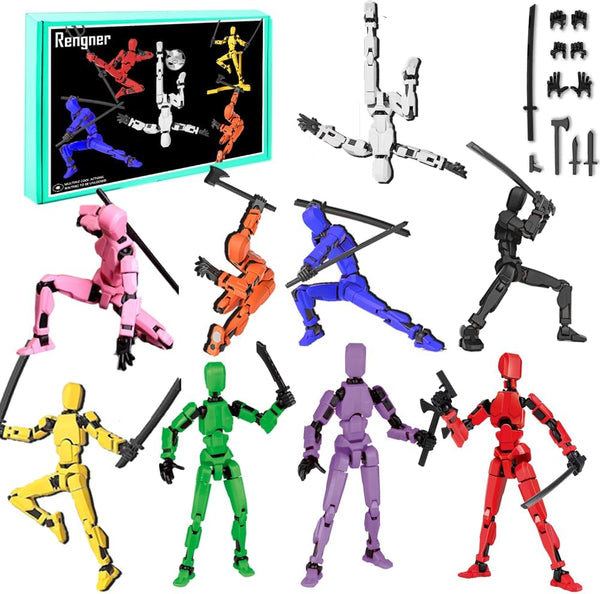 RENGNER (Pre-Assembled) Dummy13 Magnetic Action Figure Set, T 13 Action Figure Set, Anti-Gravity