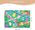 siphylline 52" 34" Cartoon Cute Christmas Light Green Extra Large Resuable Bed Underpads Highly Absorbent Baby Diaper