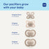 0-3 4 MAM Original Start Baby Pacifiers Months, BPA-Free Skin Soft Silicone Nipple, Glows in The Dark, Developed