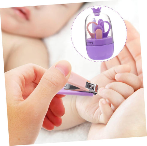 Trimmer Set Set TOYANDONA Nail Care Kit Boy Girl Grooming with Cartoon Design Nail Clippers Rounded File for Newborn
