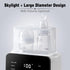 Losbenco 8-in-1 Double Bottle Warmer and Steri-lizer, Fast Baby Milk Warmer with Timer for Breastmilk or Formula
