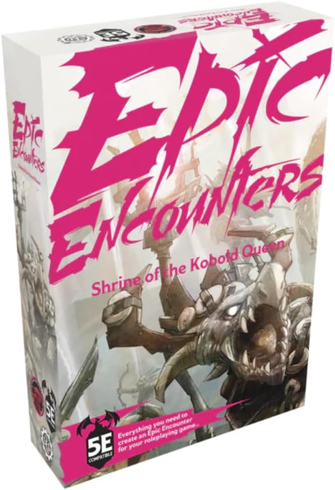 Epic Encounters: Shrine of The Kobold Queen - RPG Fantasy Tabletop Game with Miniatures & Game Master Book
