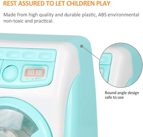 Coherny Miniature Dollhouse Kitchen Washing Machine Toy for Kids