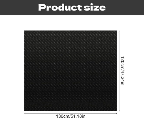 HFYZZ 51'' 47'' Outdoor Playhouse Mat, x PVC Outdoor Playhouse Activity Rug with Non-Slip Texture Protective Outside