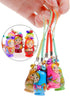 STOBOK Matryoshka Russian Dolls Key Chains,Wooden Russian Nesting Dolls Key Rings Charms, Set of 24
