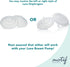(Set 2) Motif Medical Silicone Diaphragms Replacement Parts - Compatible w/Motif Luna Breast Pump - Durable Motif