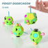 Fidget Dodecagon – 12-Side Fidget Cube for Stress Relief, Anxiety, Focus Travel Toy for Children and Adults (B1 Green)