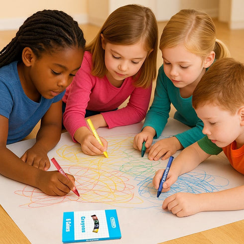 Rarlan 6 200 1200 Count Crayons Bulk, Colors, Boxes, Crayons