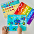 hand2mind Colors & Shapes Sensory Pad, Occupational Therapy Toys, Toddler Sensory Play Therapy Toys